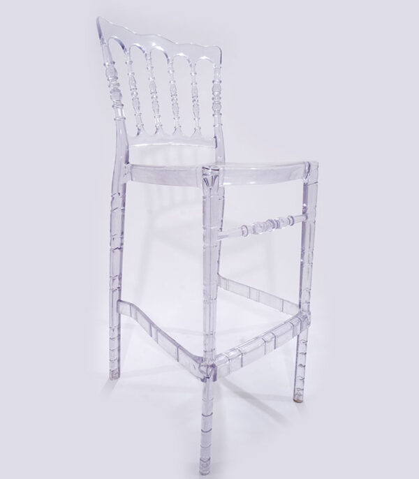 Şeffaf Bar Sandalyesi Napolyon Kirala