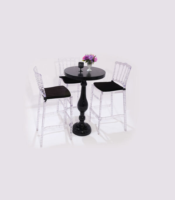 Şeffaf Bar Sandalyesi Napolyon Kirala