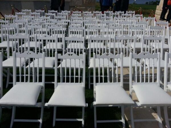 Beyaz Katlanır Sandalye Kiralama