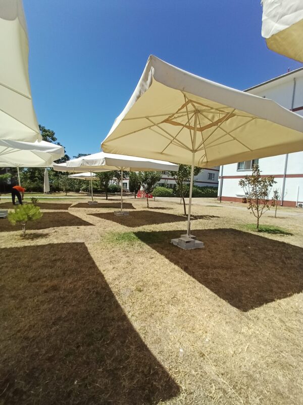 Organizasyon Şemsiye Krem 4mt x 4mt