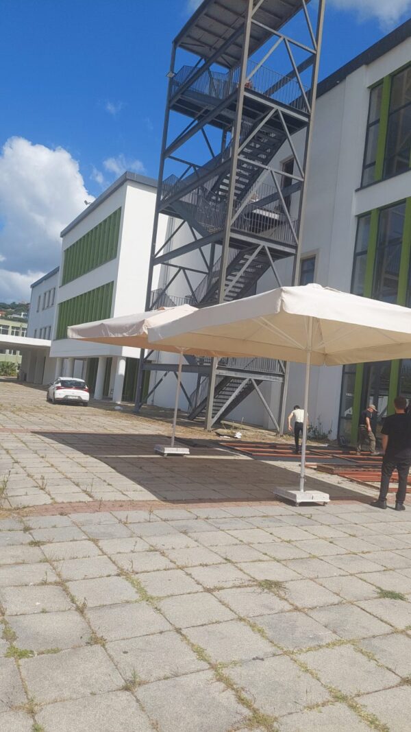 Organizasyon Şemsiye Krem 4mt x 4mt