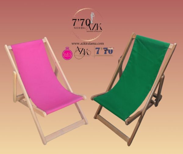 Renkli Şezlong Kiralama – A'dan Z'ye Ekipman Kiralama
